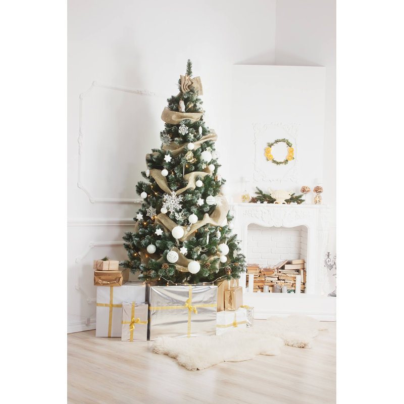 Christmas Tree Edimburgo, Extra Thick Artificial Tree, Real PVC Effect Tree, 5.91ft H