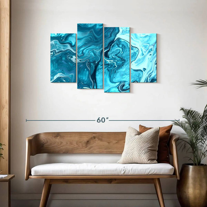 Avery Marble Waves Abstract, 27'' H x 43'' W