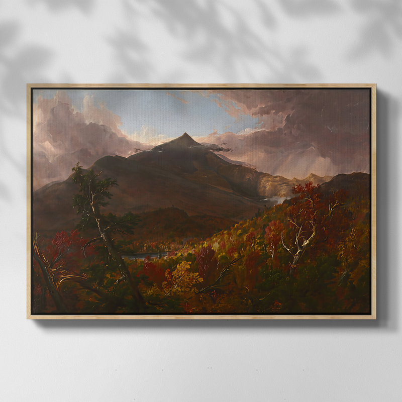 «The Architect's Dream», 1840 - Toile tendue avec châssis Thomas Cole, 24 po x 36 po, Noir