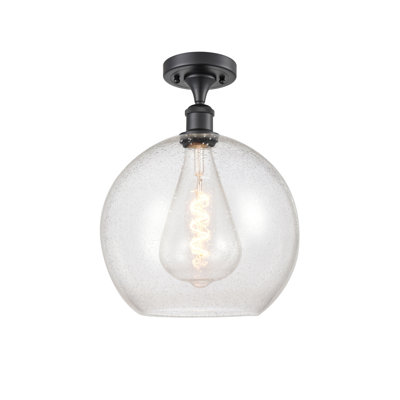 Glass Semi Flush Mount