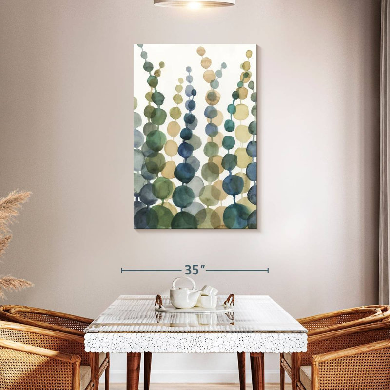 " Pompom Botanical I Canvas Print ", 45" H x 30" W x 1.25" D