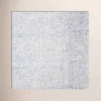 Rowe Handmade Ivory/Blue Rug