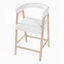 Tabourets de bar avec dossier, ensemble de 2-417436094