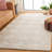 Alquin Natural Fiber Hand Loomed Jute/Cotton Geometric Rug in Bleach/Ivory-1180442734