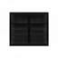 Rielley 27.56" Glass Doors Modern Two-Door Wall Cabinet With Featuring Three-Tier Storage-87835825