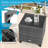 Patiojoy Wicker 2 - Person Patio Conversation Sets with Cushions