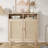 Rattan Sideboard Buffet Cabinet with 2 Doors, Modern Storage for Kitchen, Dining & Coffee Bar-362362002
