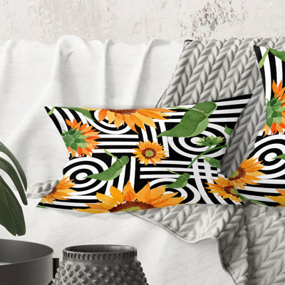 Coussin Retro Floral Botanical II - Mid-Century