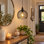 Black Battery Powered Decorative Pendant Lamp