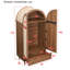 2 Door Manufactured Wood Wardrobe-1646717742