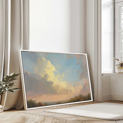 «Peaceful Sky at Sunset», reproduction sur toile
