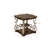 End table with Brich Middle Shelf