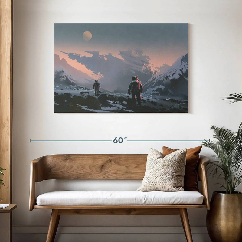 Oberle Astronauts, 30" H x 45" W