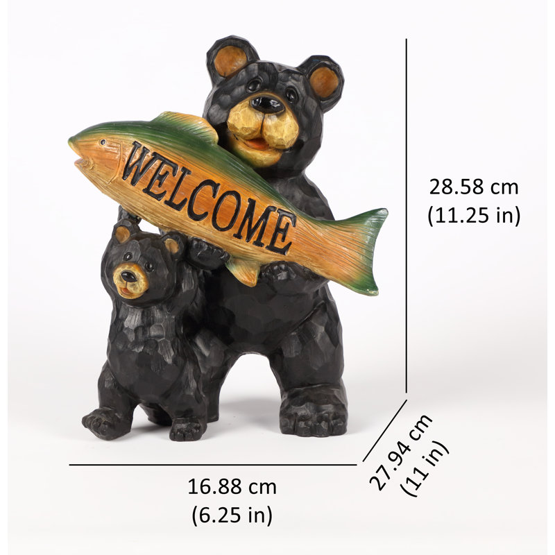  Bears Hold Fish Garden