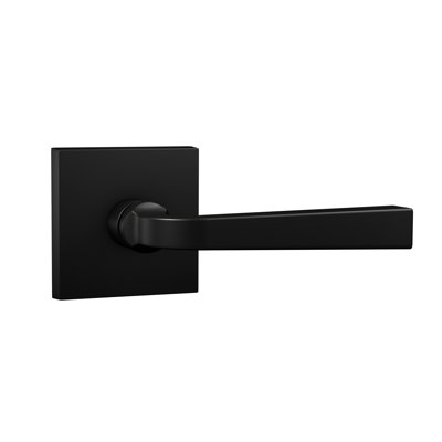 Bravura 904S-7 Dummy Memphis Lever on Square Contemporary Rose in Matte Black