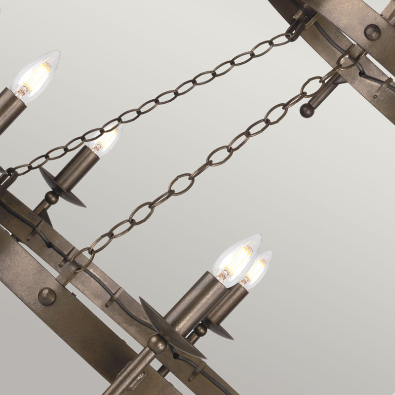Stephine 18 - Light Candle Style Chandelier