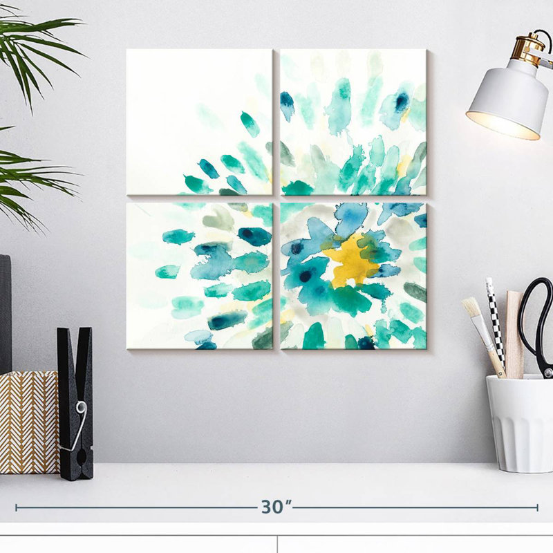 Avery Starburst Floral II, H 18 po x l 18 po