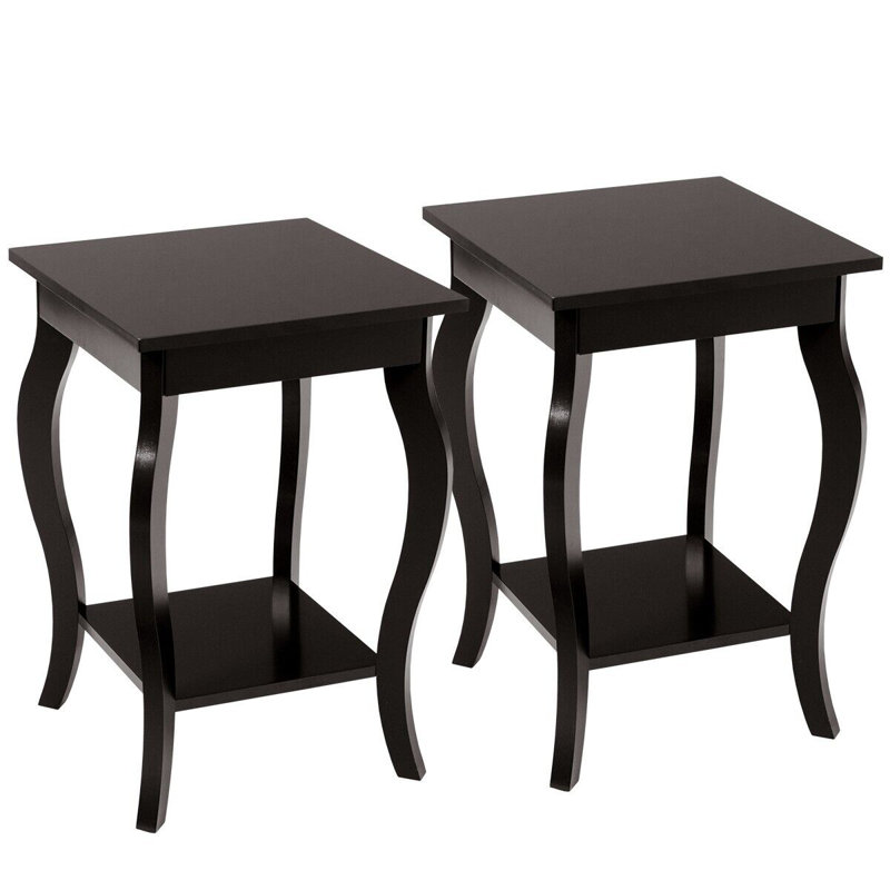 Jacquelin Side Table Set, Brown 
