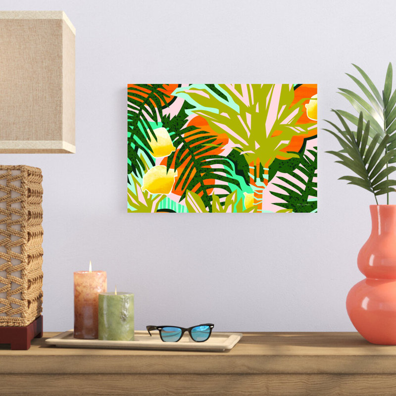 «Tropical Coconut Citrus» par Megan Gallagher, impression sur toile tendue, H 12 po x l 18 po x P 1,25 po