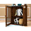 Tablette d'angle avec portes