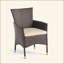 Ensemble de 2 chaises d'extérieur cloutées en osier Clementine