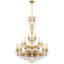 Milano 28 Light 50in x 68in Three-Tier Chandelier in Heirloom Bronze with Clear Heritage Handcut Crystals-259081442-259081440
