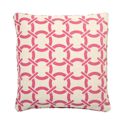 Los Angeles Geometric Linen Throw Pillow