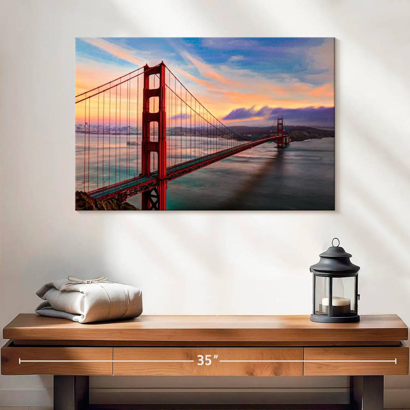Pont Nicci Golden Gate, H 16 po x l 24 po