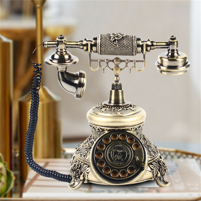 Rotary Dial Corded Telephone