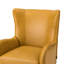 Fauteuil à oreilles en similicuir avec garniture cloutée 30 po Ebbert-647834385
