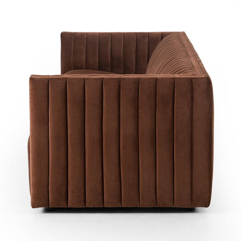 Augustine 97" Sofa, Surrey Auburn, 26.5" H x 88" W x 35" D