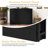 89.7'' Wooden Kitchen Island With Extendable Table-1006235233