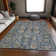 Premium Machine Washable Prisco Navy Rug