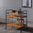 Serving Cart with Stemware Rack
