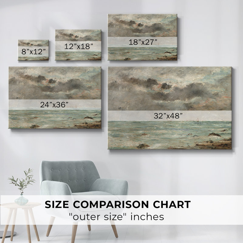 Impression nautique rétro-CLxxxvi, H 19 po x l 28 po, Toile tendue