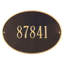Hawthorne 1-Line Wall Address Plaque-679868781-679868688