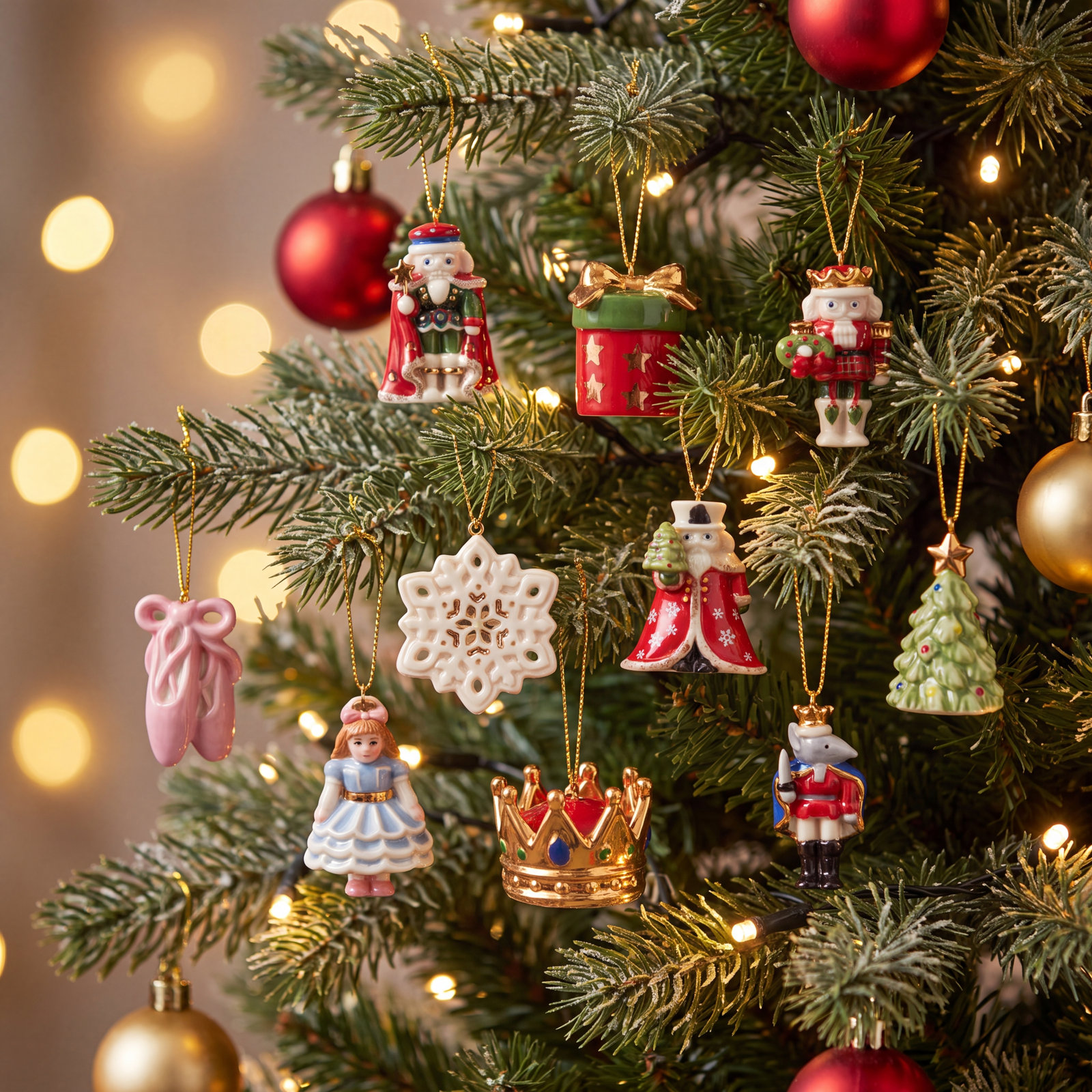 Ornament Trees 2" Porcelain Figurine