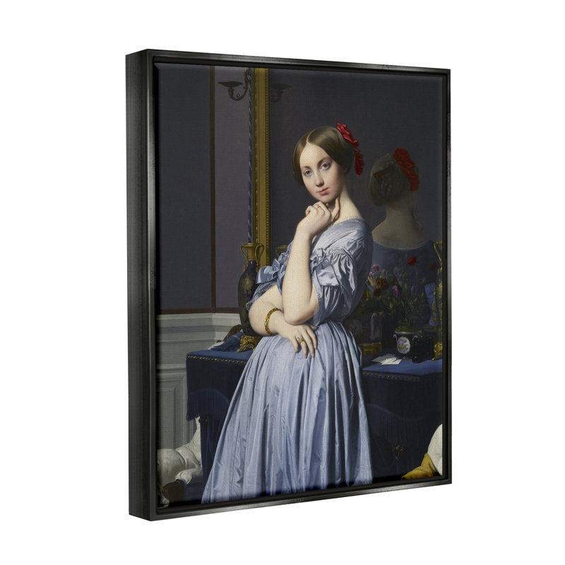 Comtesse d'Haussonville, peinture de Jean Auguste, comtesse par Dominique Ingres - Peinture sur toile