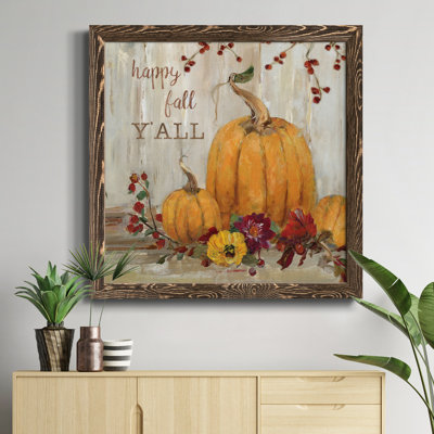 Autumn Dinner - cadre photo, art textuel sur toile