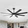 Sehjal 72 in. Matte Black Ceiling Fan with Remote, LED Light Kit and 8 Reversible Blades