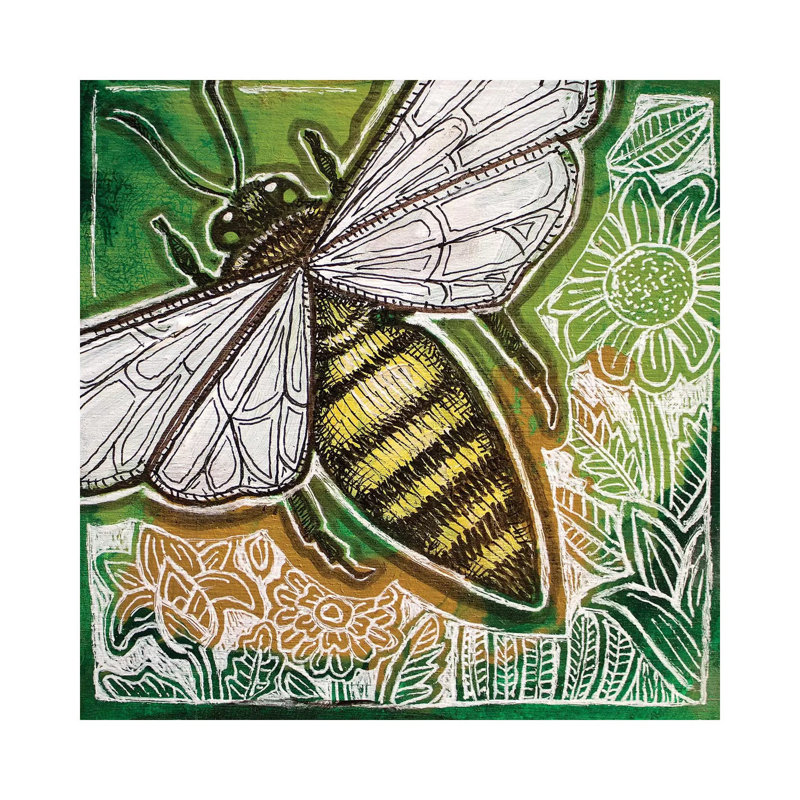 Little Bee by Lynnette Shelley - Wrapped Canvas Print, 66.04 cm H x 66.04 cm W x 1.91 cm D