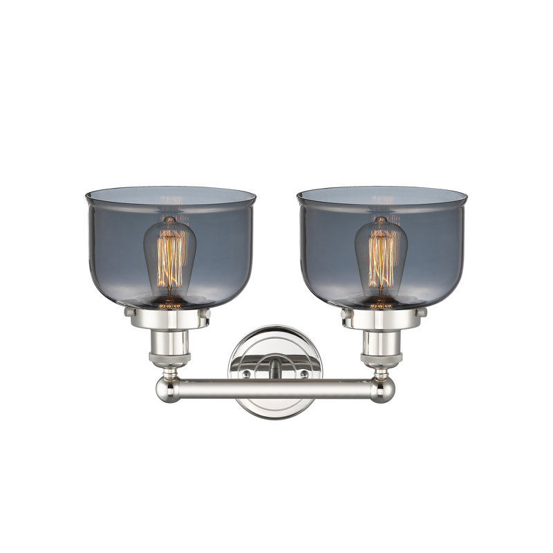 Arlester 2 - Light Dimmable Vanity Light, Plated Smoke, Polished Nickel