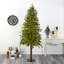 Lighted Artificial Pine Christmas Tree-1736008112