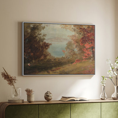 «Vintage Landscape», impression sur toile flottante