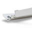 Auvent métallique blanc 4.6 Terrace - Structure extérieure en aluminium avec revêtement en poudre contemporain, charnière continue avec joint d'étanchéité intégré, quincaillerie en acier inoxydable à installation rapide, adaptée