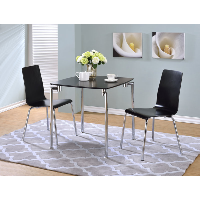 Penkridge 2 - Person Dining Set, Black