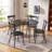 Neufeld Round Metal Base Dining Table
