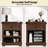  Tray Nightstands with Storage and Built-in Outlets for Bedroom,Living Room,Office,1 Drawer Bedside Table,Night Stands-1702417414