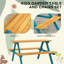 Ensemble de table de pique-nique pour enfants avec table en bois Outsunny