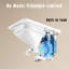 Toilette intelligente noire carrée avec réservoir intégré, chasse d'eau automatique, siège chauffant, télécommande, affichage à DEL, télécommande de luxe Junction, affichage pour salle de bain-121639854